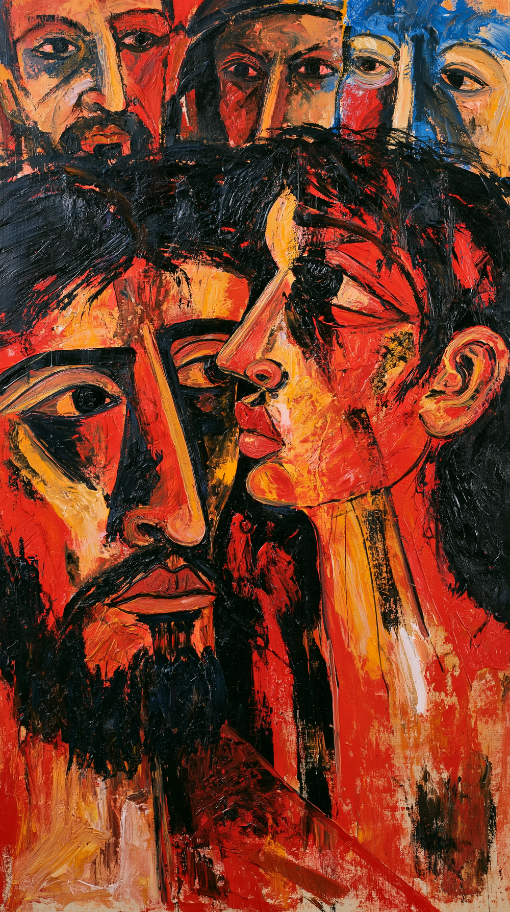 Il tradimento di Giuda - Espressionista · Ritratto n° 5 - Arte cristiana