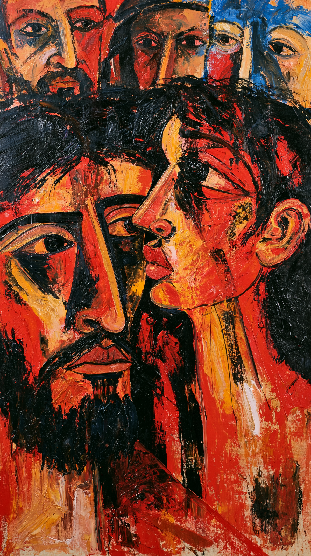 Il tradimento di Giuda - Espressionista · Ritratto n° 5 - Arte cristiana