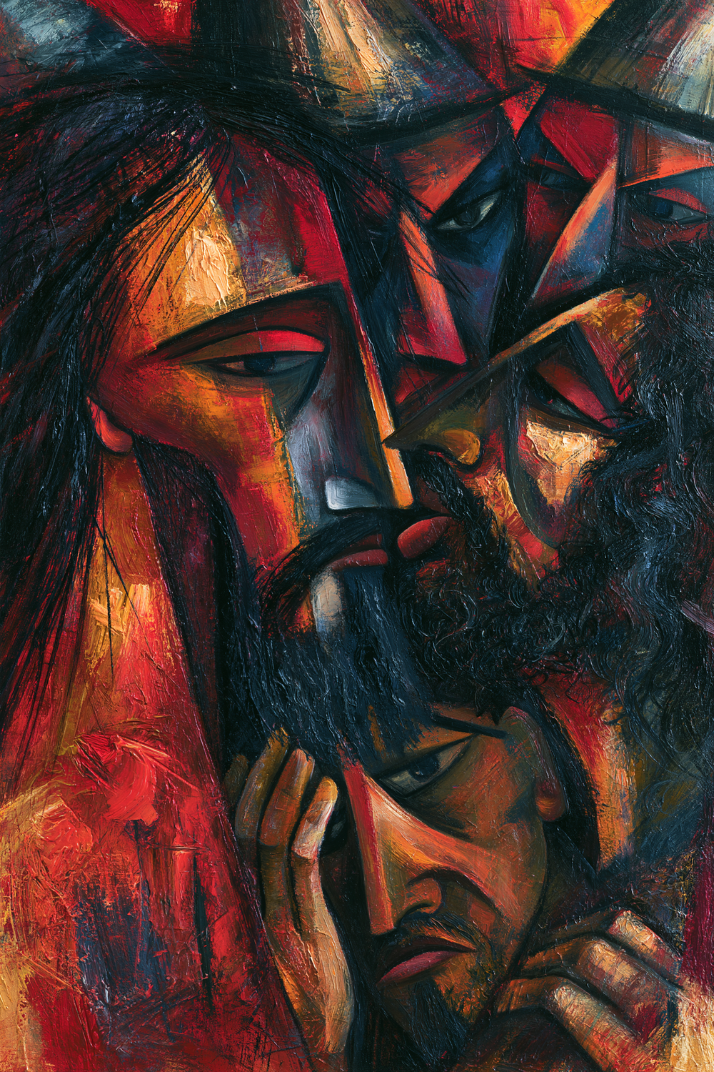 Il tradimento di Giuda - Espressionista · Ritratto n° 6 - Arte cristiana