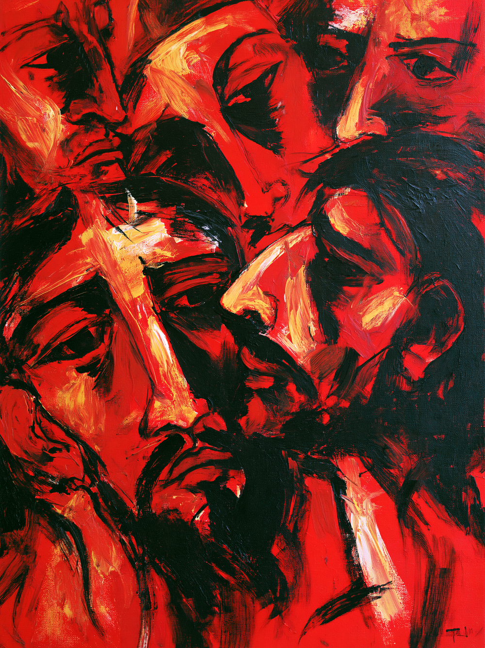 Il tradimento di Giuda - Espressionista · Ritratto n° 8 - Arte cristiana