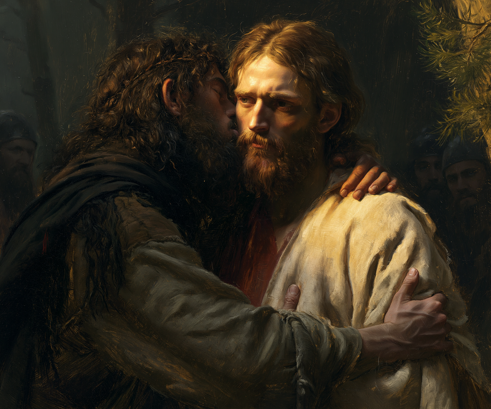 Il Tradimento di Giuda - Luce Divina · Paesaggio n° 2 - Arte cristiana
