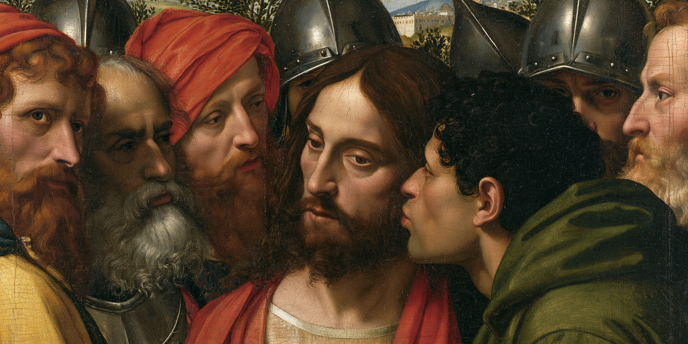 Il tradimento di Giuda - Rinascimento fiorentino · Paesaggio n° 7 - Arte cristiana