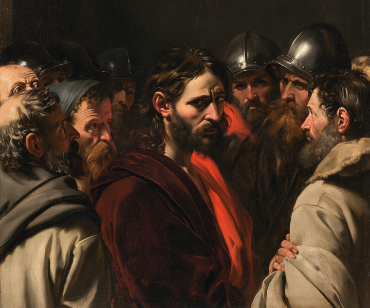 Il Tradimento di Giuda - Rosso del sacrificio · Paesaggio n° 2