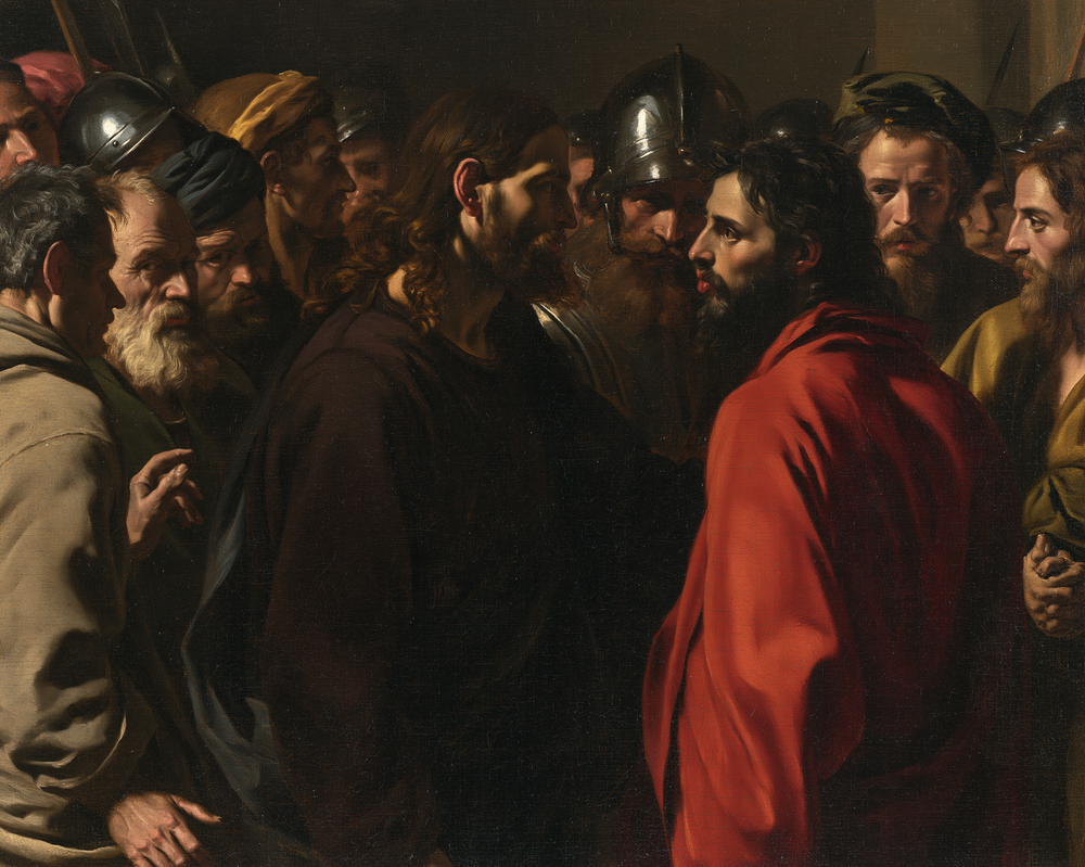 Il Tradimento di Giuda - Rosso del sacrificio · Paesaggio n° 3 - Arte cristiana