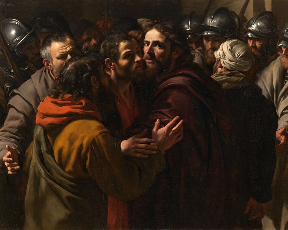 Il Tradimento di Giuda - Rosso del sacrificio · Paesaggio n° 4 - Arte cristiana