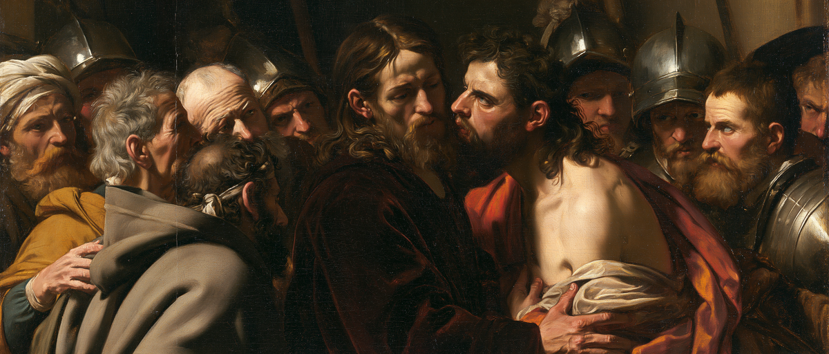 Il Tradimento di Giuda - Rosso del sacrificio · Paesaggio n° 6 - Arte cristiana