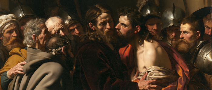 Il Tradimento di Giuda - Rosso del sacrificio · Paesaggio n° 6