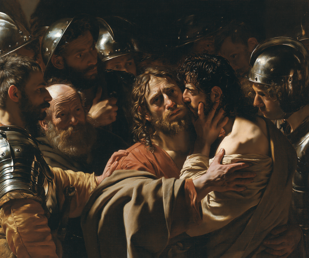 Il tradimento di Giuda - Sacro Silenzio · Paesaggio n° 1 - Arte cristiana
