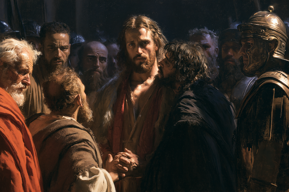 Il tradimento di Giuda - Sacro Silenzio · Paesaggio n° 4 - Arte cristiana