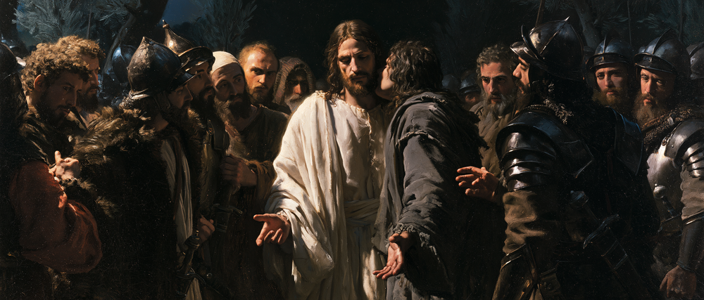 Il Tradimento di Giuda - Sacro Silenzio · Paesaggio n° 7 - Arte cristiana