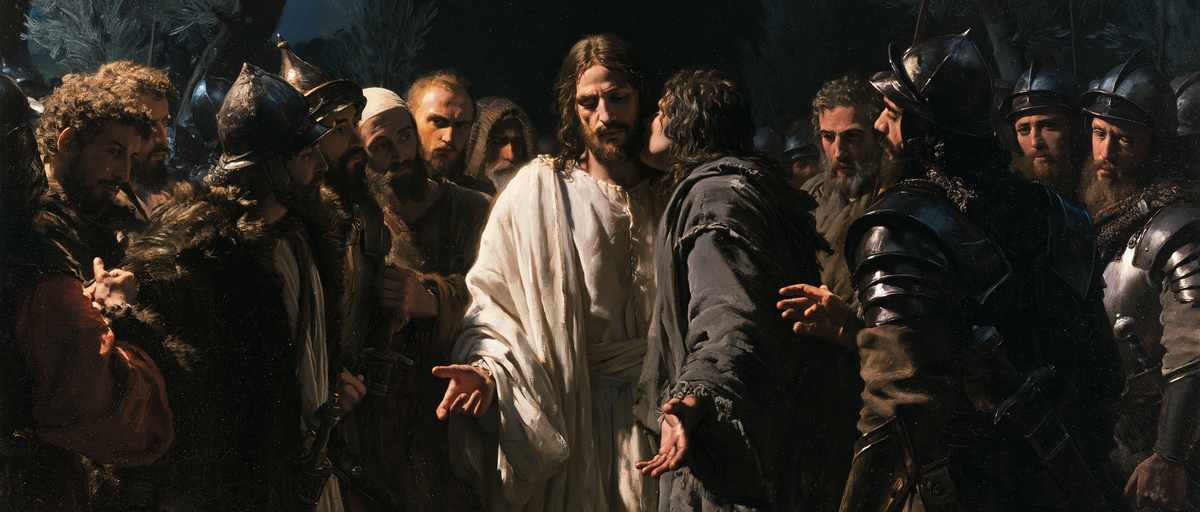 Il Tradimento di Giuda - Sacro Silenzio · Paesaggio n° 7 - Arte cristiana