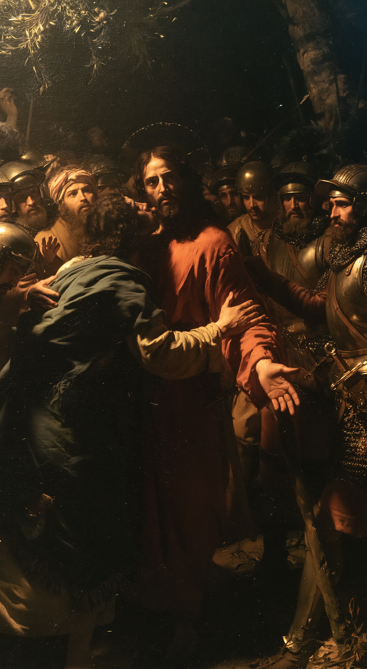Il tradimento di Giuda - Sacro silenzio · Ritratto n° 2 - Arte cristiana