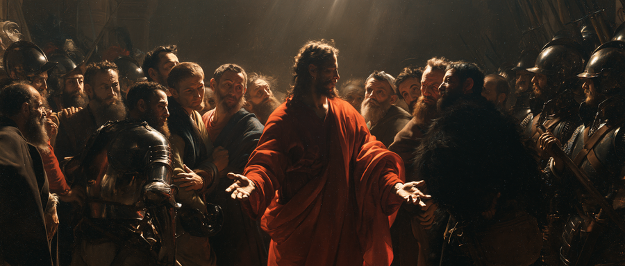 The Betrayal of Judas - Sacred monumental view · Landscape n° 10