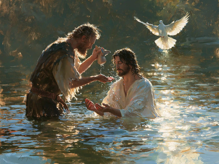 The Baptism of Jesus – Impressionist · Kneeling in the Jordan · Landscape no. 1
