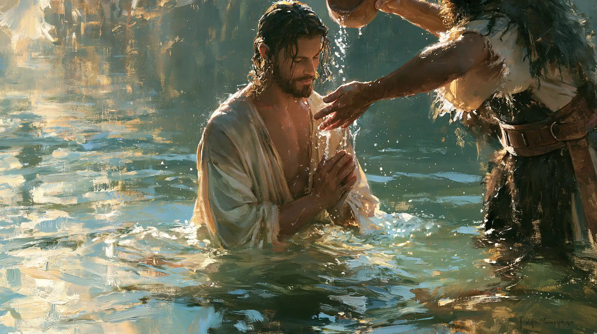 The Baptism of Jesus – Impressionist · Kneeling in the Jordan · Landscape no. 5