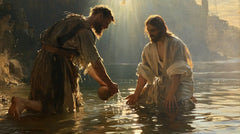 The Baptism of Jesus – Symbolist · Kneeling in the Jordan · Landscape no. 8