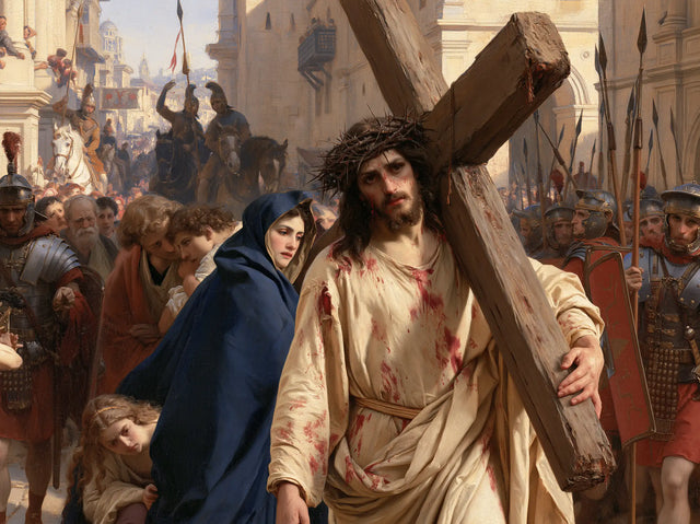 Christ Carrying the Cross — The Long Road through Jerusalem