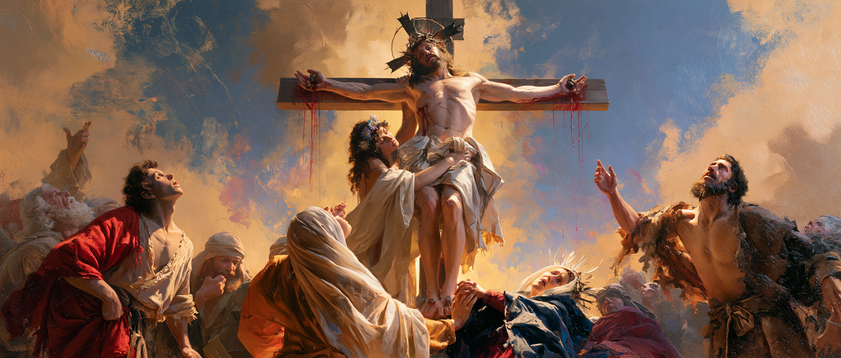 The Crucifixion - Explosion of movement · Landscape n° 6