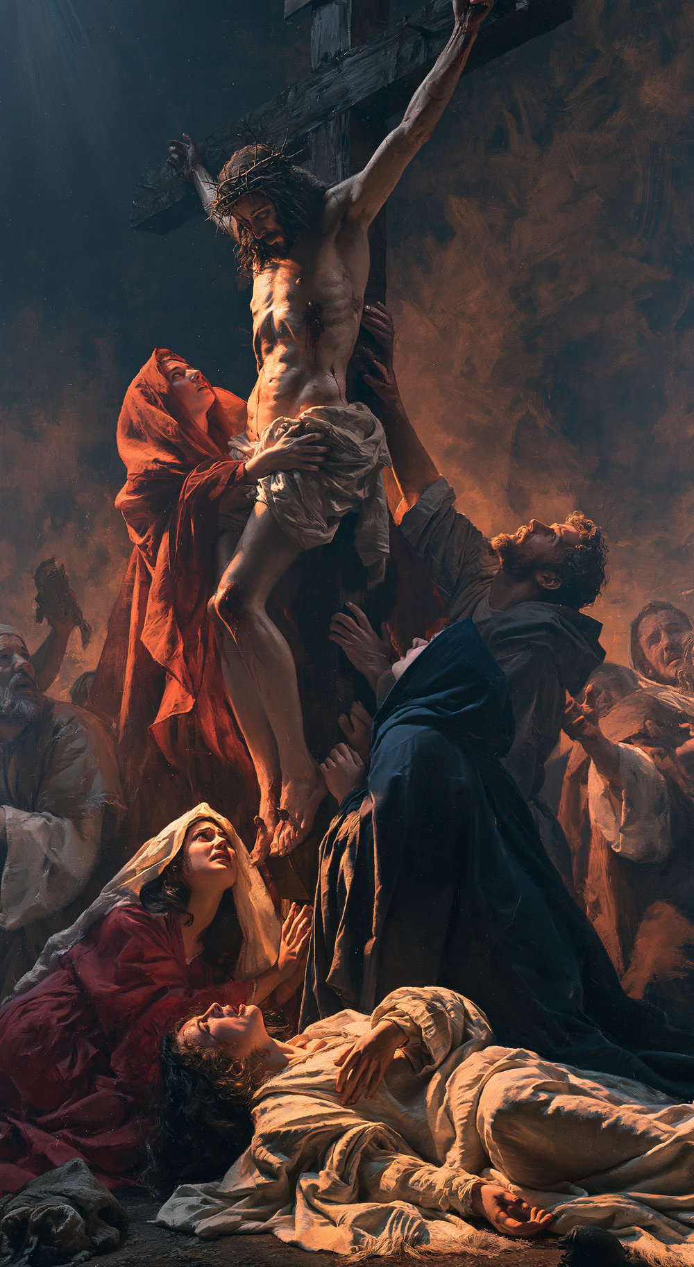 La Crocifissione - Esplosione di movimento · Ritratto n° 6 - Arte cristiana