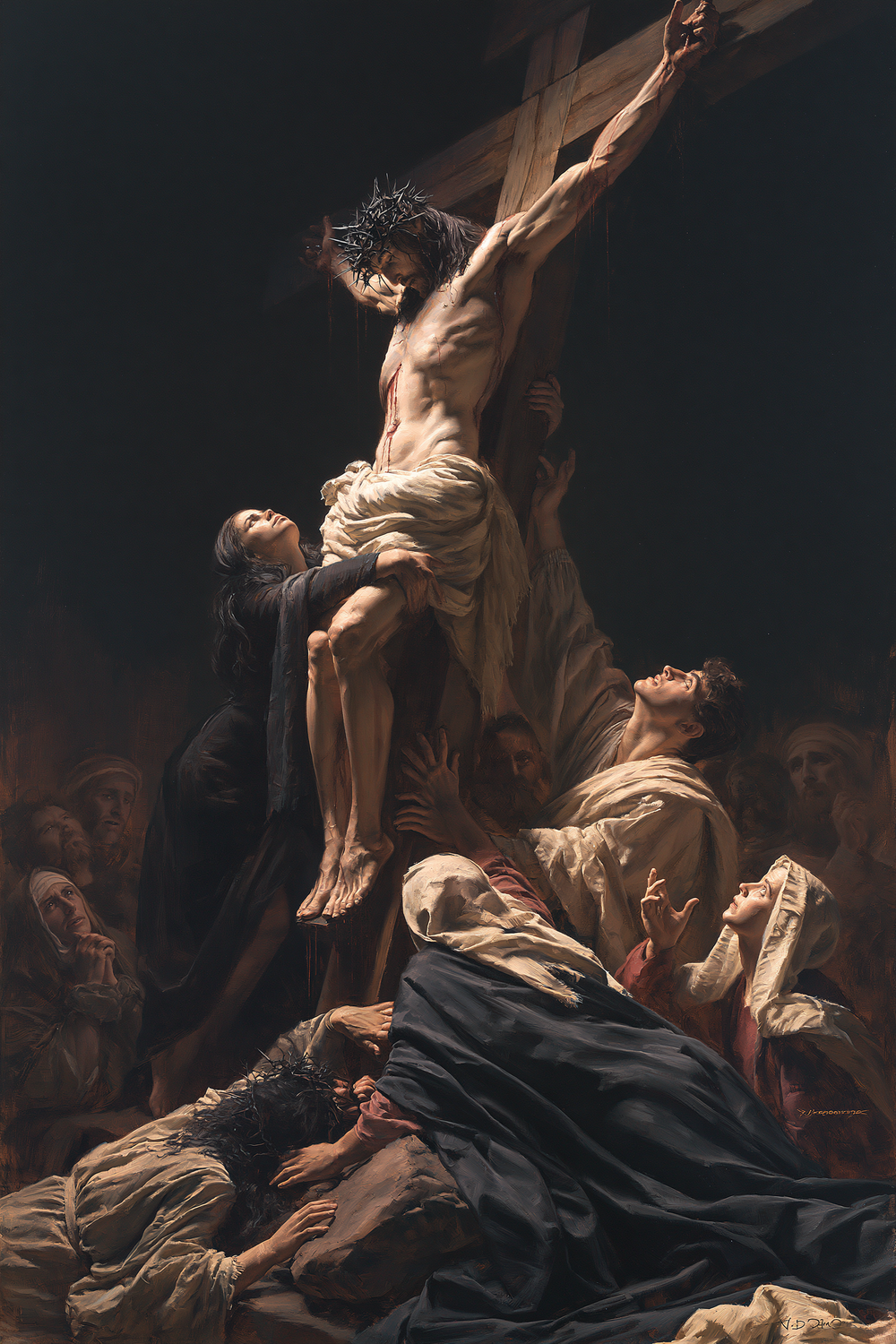 La Crocifissione - Esplosione di movimento · Ritratto n° 13 - Arte cristiana