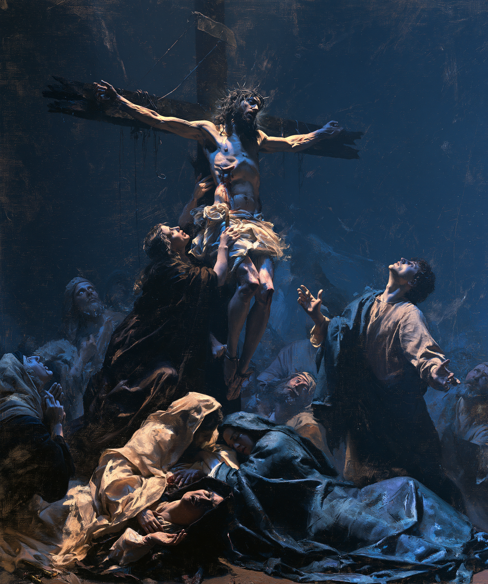 La Crocifissione - Esplosione di movimento · Ritratto n° 18 - Arte cristiana