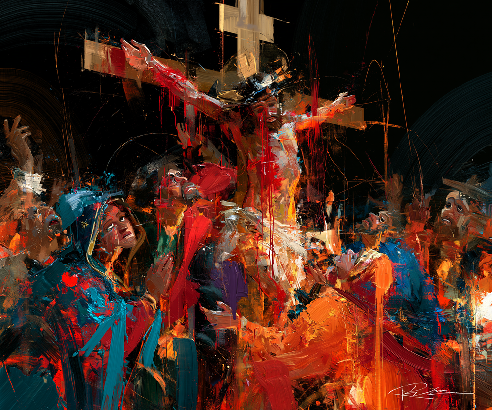 La Crocifissione - Espressionista · Paesaggio n° 2 - Arte cristiana