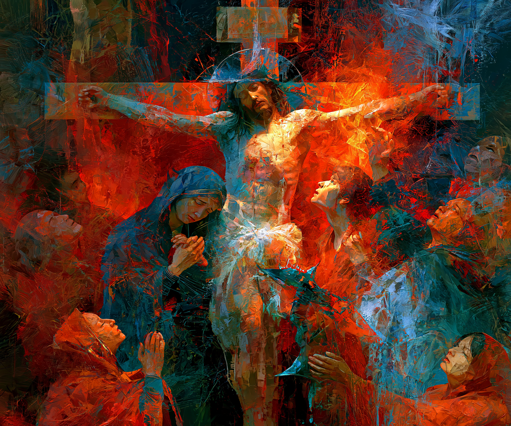 La Crocifissione - Espressionista · Paesaggio n° 3 - Arte cristiana