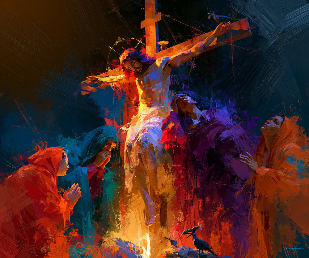La Crocifissione - Espressionista · Paesaggio n° 4 - Arte cristiana