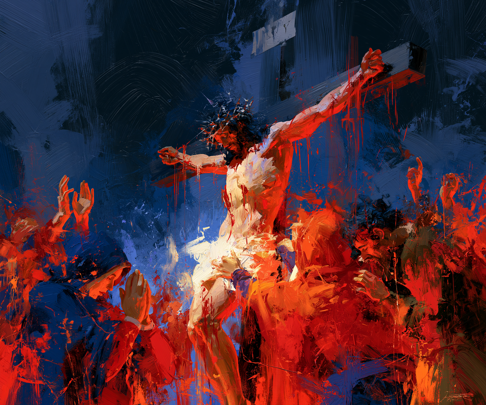 La Crocifissione - Espressionista · Paesaggio n° 6 - Arte cristiana