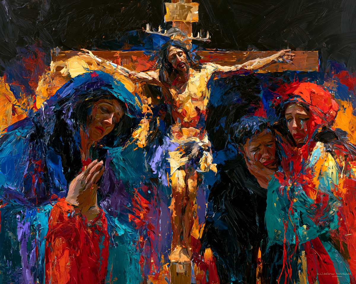 La Crocifissione - Espressionista · Paesaggio n° 10 - Arte cristiana
