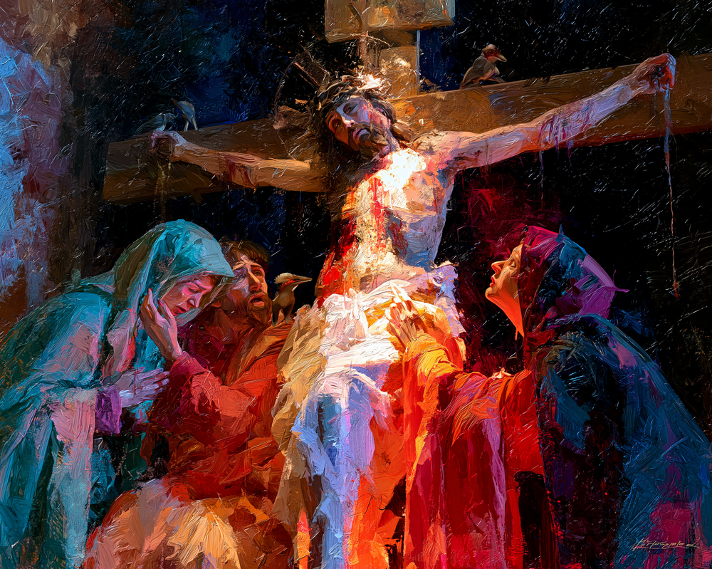 La Crocifissione - Espressionista · Paesaggio n° 12 - Arte cristiana