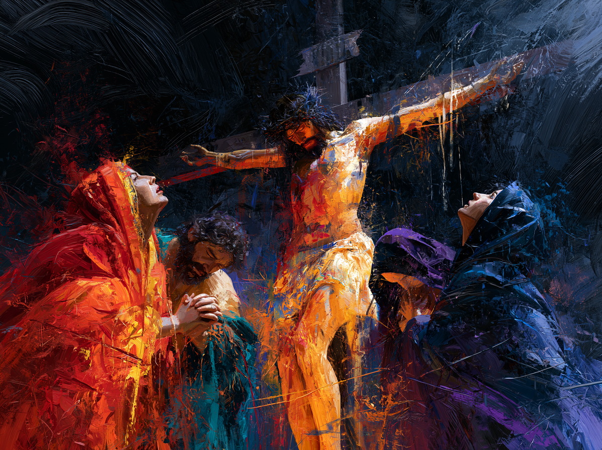 La Crocifissione - Espressionista · Paesaggio n° 13 - Arte cristiana