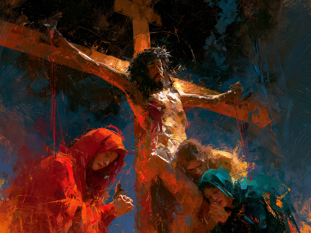 La Crocifissione - Espressionista · Paesaggio n° 14 - Arte cristiana