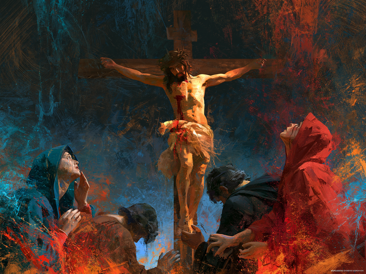 La Crocifissione - Espressionista · Paesaggio n° 15 - Arte cristiana