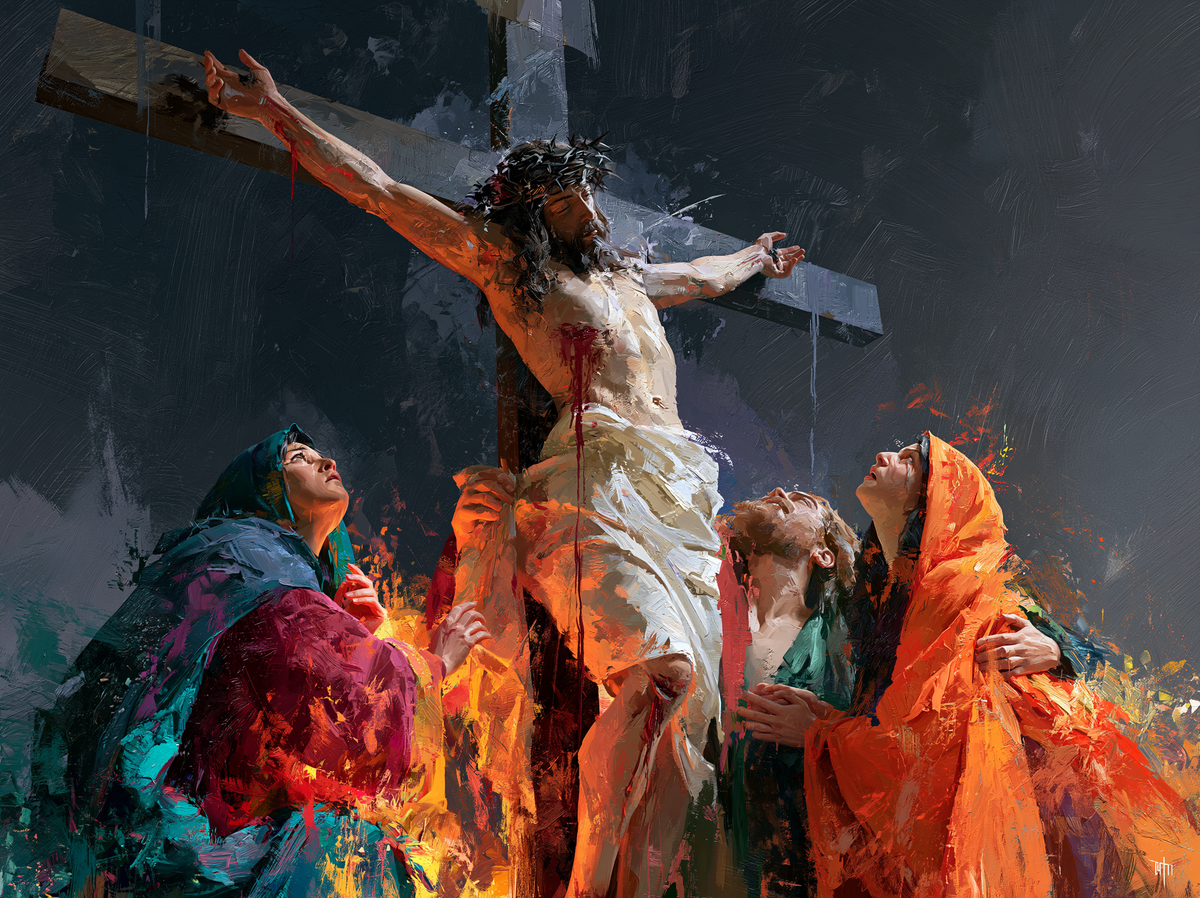 La Crocifissione - Espressionista · Paesaggio n° 16 - Arte cristiana