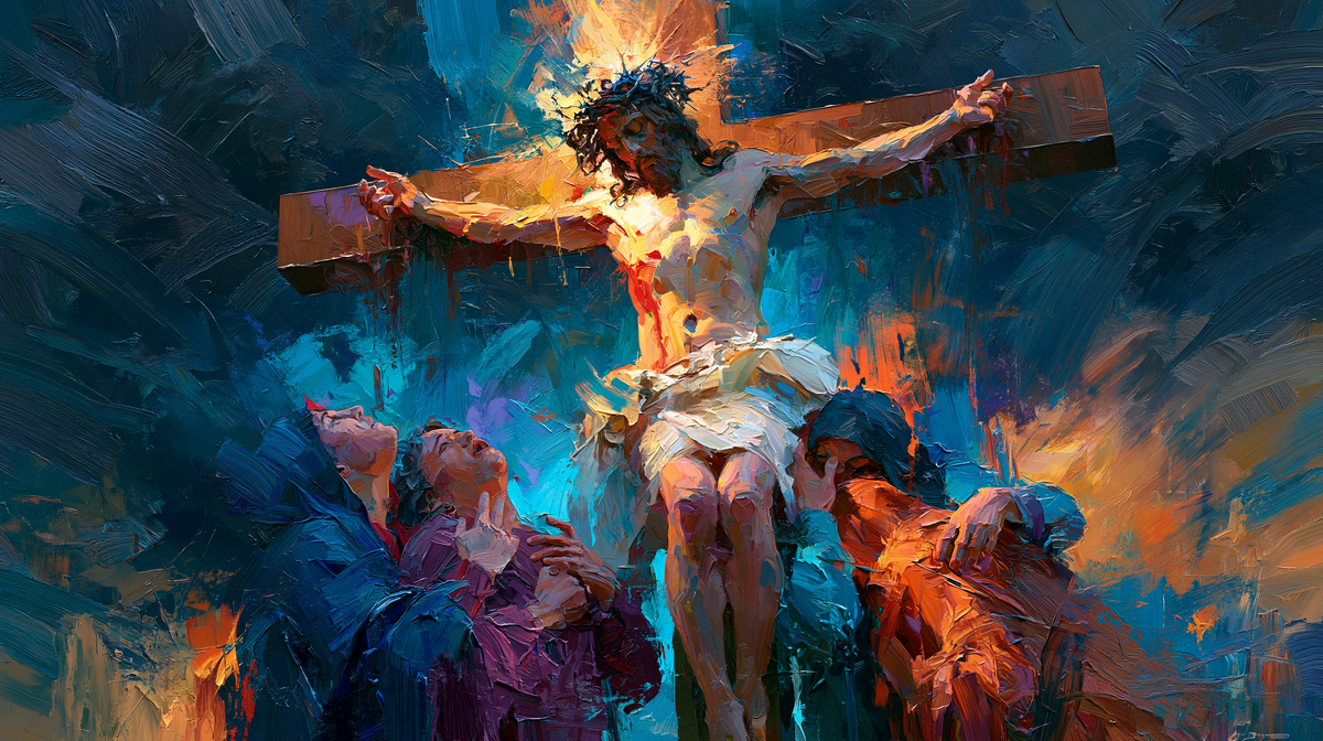 La Crocifissione - Espressionista · Paesaggio n° 20 - Arte cristiana