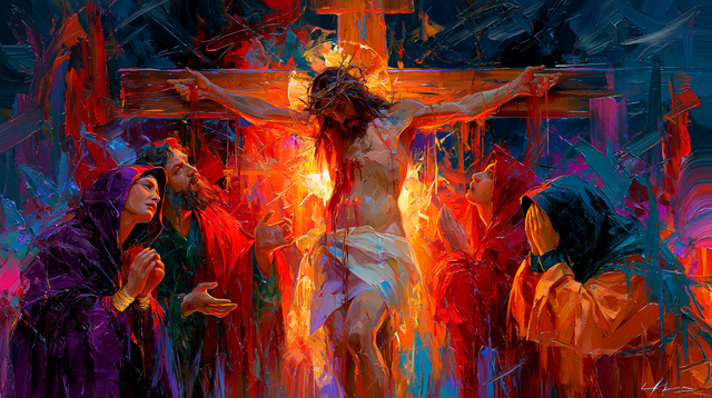 The Crucifixion - Expressionist · Landscape n° 23
