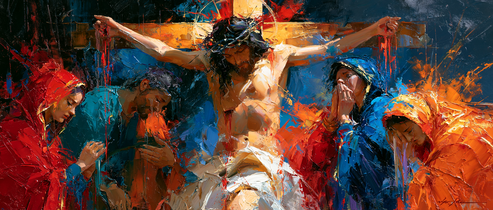La Crocifissione - Espressionista · Paesaggio n° 28 - Arte cristiana