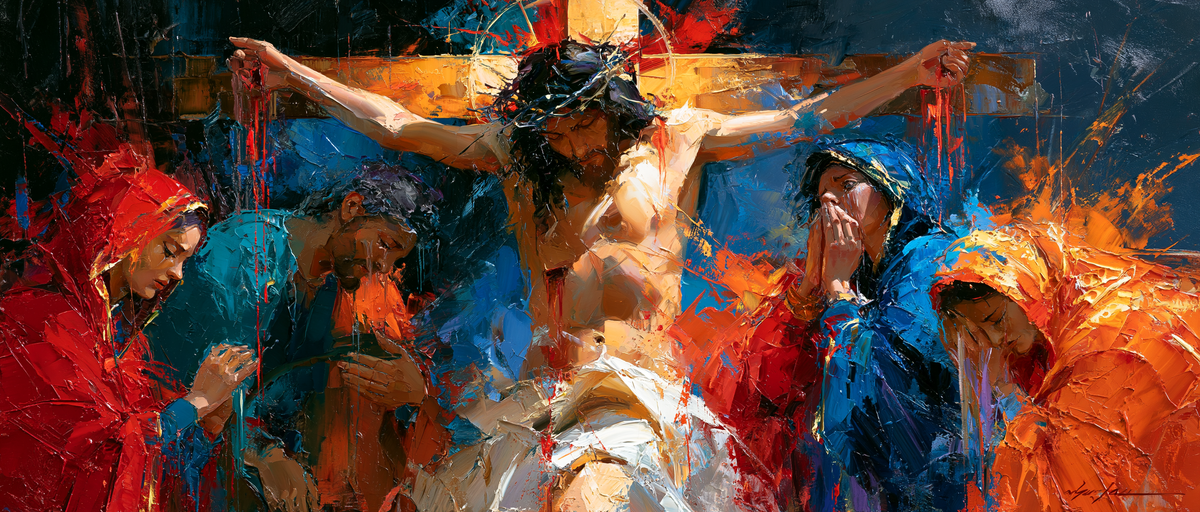 La Crocifissione - Espressionista · Paesaggio n° 28 - Arte cristiana