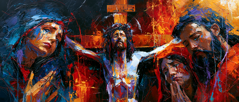 La Crocifissione - Espressionista · Paesaggio n° 29 - Arte cristiana