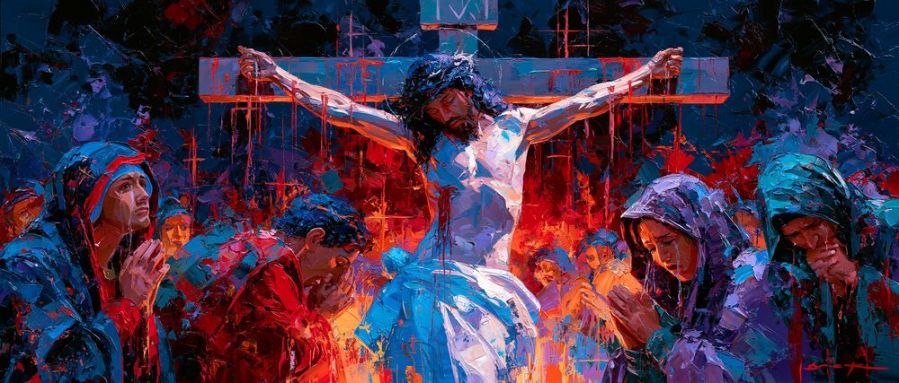 La Crocifissione - Espressionista · Paesaggio n° 30 - Arte cristiana