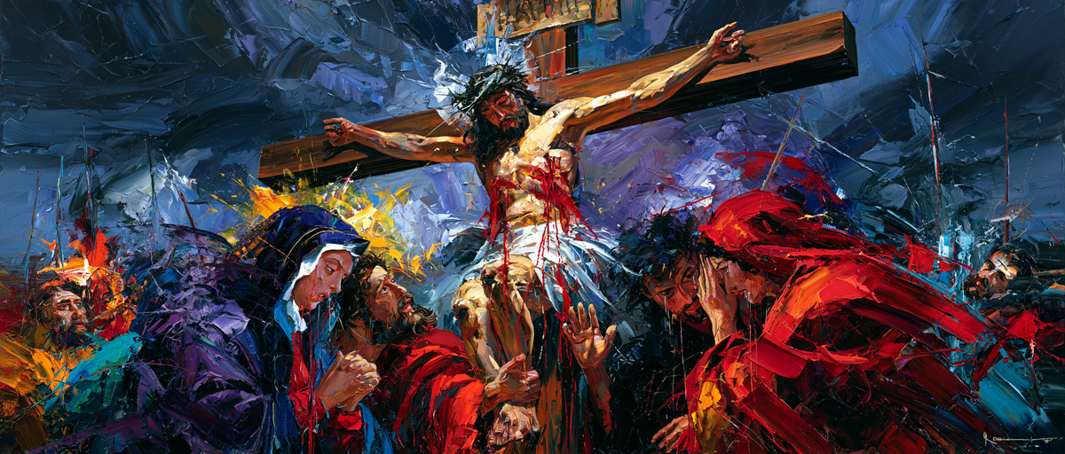 La Crocifissione - Espressionista · Paesaggio n° 31 - Arte cristiana