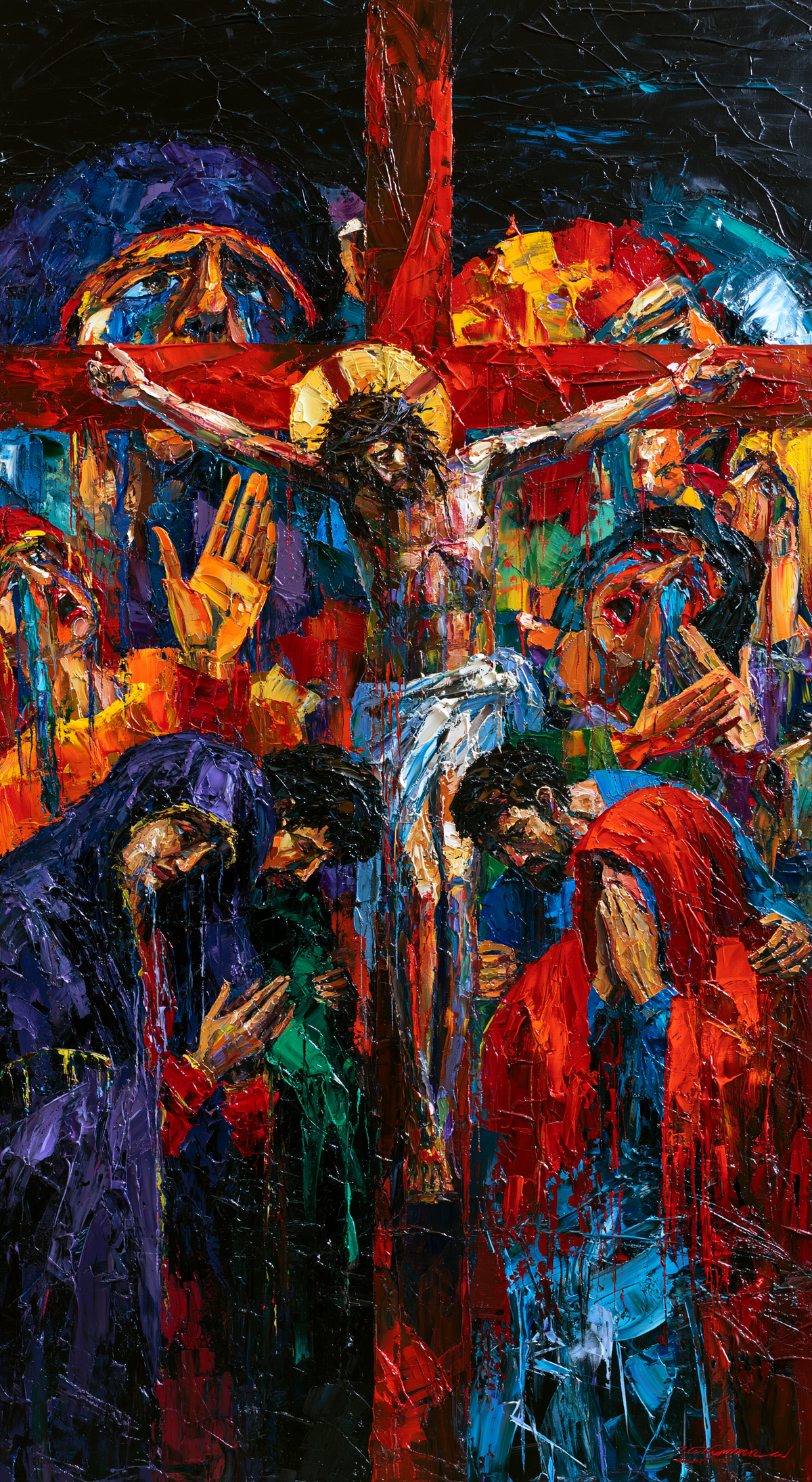 La Crocifissione - Espressionista · Ritratto n° 6 - Arte cristiana