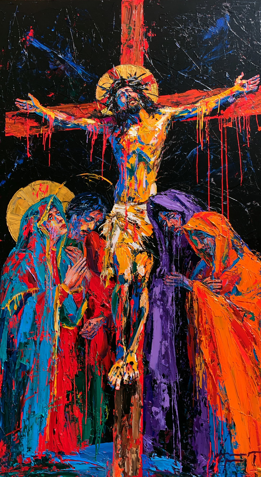 La Crocifissione - Espressionista · Ritratto n° 7 - Arte cristiana