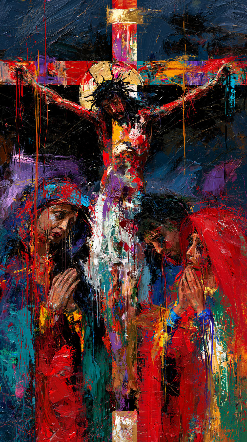 La Crocifissione - Espressionista · Ritratto n° 11 - Arte cristiana