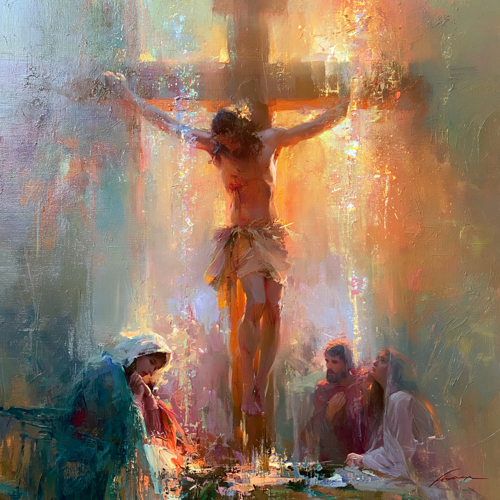La Crocifissione - Impressionista · Quadrato n° 7