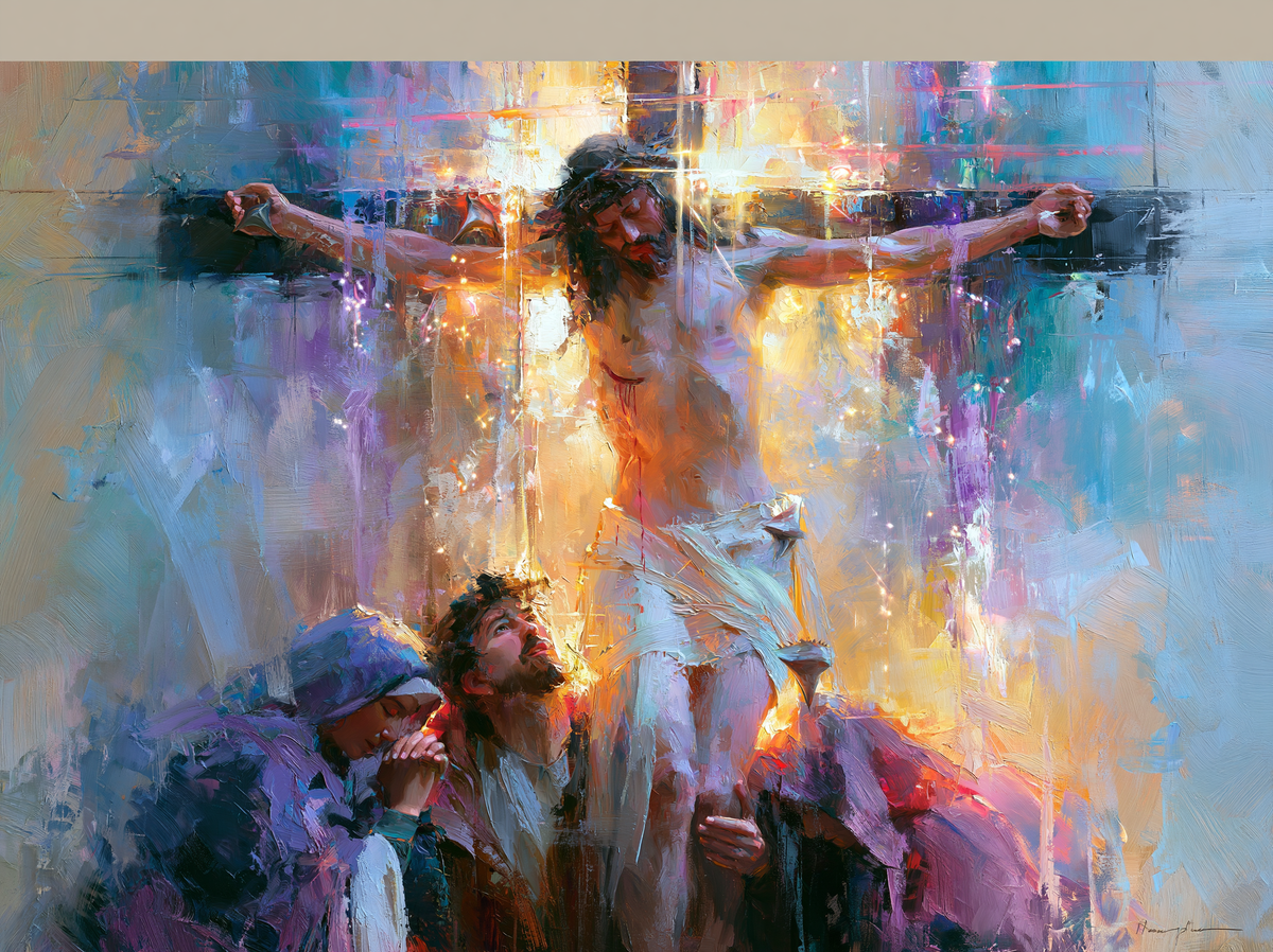 La Crocifissione - Impressionista · Paesaggio n° 7 - Arte cristiana