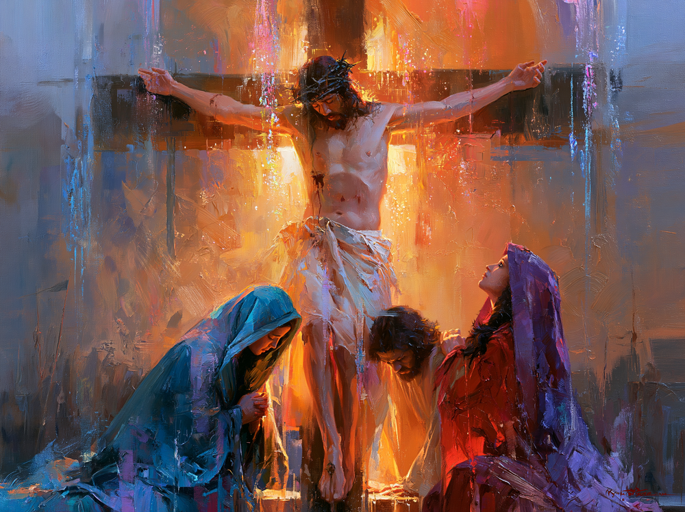 La Crocifissione - Impressionista · Paesaggio n° 8 - Arte cristiana