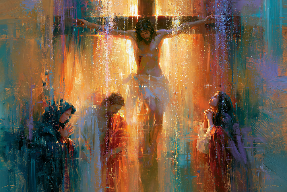 La Crocifissione - Impressionista · Paesaggio n° 9 - Arte cristiana