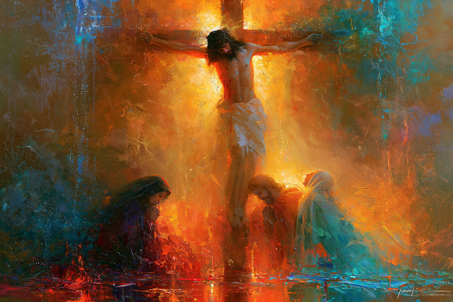The Crucifixion - Impressionist · Landscape n° 12